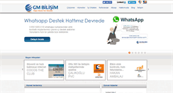 Desktop Screenshot of gm-bilisim.com